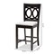 Baxton Studio Lenoir Gray Upholstered Espresso Finished Wood Pub Chair, PK2 153-9594 - alternate 5